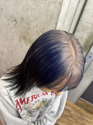 セミロング カラー 🎨デザイン🥇 美髪・艶髪　日暮千敬のヘアスタイル