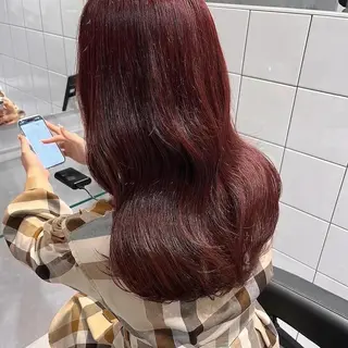 ロング カラー みう/仙台/暖色/ 艶髪/顔周りカット/のヘアスタイル