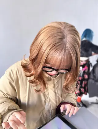 ミディアム カラー I’ve所属・💘大人可愛く💘 Natsuki❥❥❥のヘアスタイル