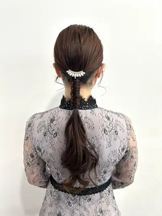 ロング MiRI💜地毛級 エクステ✖似合わせ技のヘアスタイル