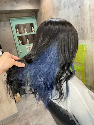 セミロング カラー 艶髪サラサラカラー 🌈前原健吾のヘアスタイル