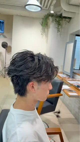 メンズ 髪質改善/透明感 カラー/メンズカットのヘアスタイル