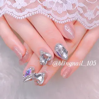 ネイル 23時まで❤︎韓国、 ワンホンネイルのネイルデザイン