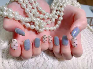 ネイル ネイルサロンAiri 長さ出し·シンプルのネイルデザイン