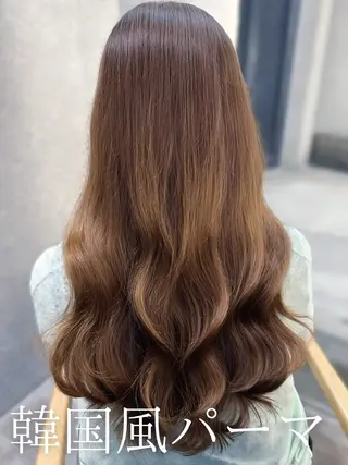 ロング カラー パーマ 韓国風パーマ/ 韓国ヘア/大森千寛のヘアスタイル