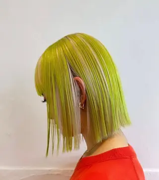 ミディアム カラー ヘアアレンジ メンズ キッズ 🦠デザインカラー/ 魚瀬あおい🦠のヘアスタイル