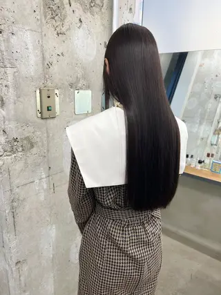 ミディアム カラー 【ヘアケア特化型】 newi天王寺のヘアスタイル