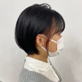 ショート カラー 🪭risa 暖色/レイヤー🪭のヘアスタイル