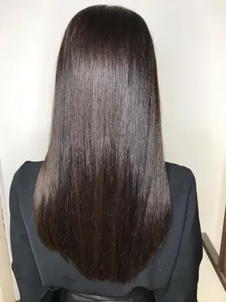 セミロング カラー パーマ ヘアアレンジ カンナヘアーメゾン所属・上西 高志のヘアスタイル