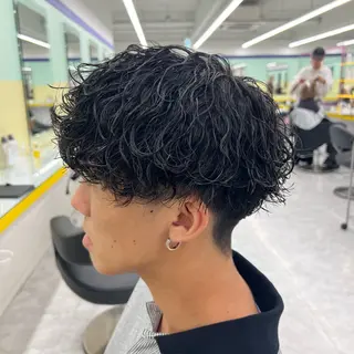 ショート カラー パーマ ヘアアレンジ メンズ キッズ ネイル マツエク・マツパ アイブロウ 🔷横浜1のパーマ 職人🔷将太郎のヘアスタイル