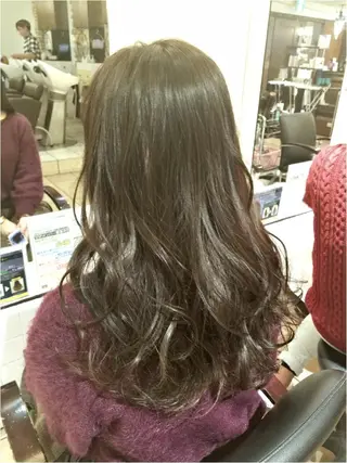 セミロング カラー 【髪質改善美容師】t occa茨木篠原健太のヘアスタイル