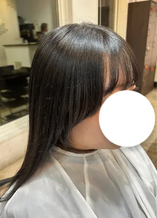 ロング 佐久間 優里のヘアスタイル