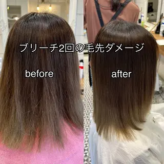 セミロング 艶髪美容室naty 元村貴裕のヘアスタイル