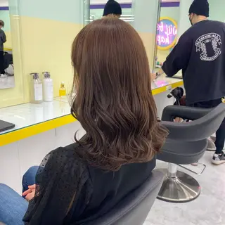 セミロング カラー パーマ ヘアアレンジ メンズ キッズ ネイル マツエク・マツパ アイブロウ Lumo所属・💖横浜ブリーチなし 💖MIHOのヘアスタイル