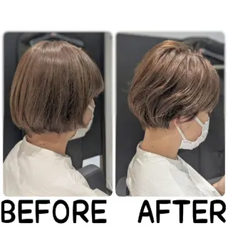 ショート カラー パーマ ヘアアレンジ 心斎橋難波本店　店長 THE ECT 中尾のヘアスタイル