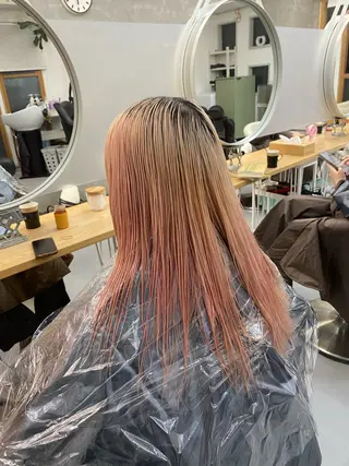 ロング カラー メンズ soi所属・ケアブリーチ/ツヤ髪 /ハイトーン/西村のヘアスタイル