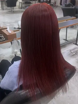 ロング 加藤 瑠彩のヘアスタイル