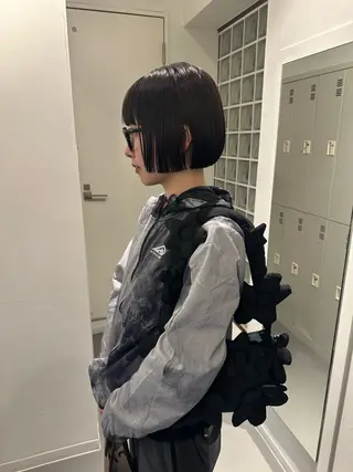 ショート ボブ/似合わせカット /ニュアンスカラーのヘアスタイル