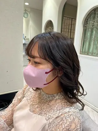 セミロング ヘアアレンジ MYA 🤍kanaのヘアスタイル