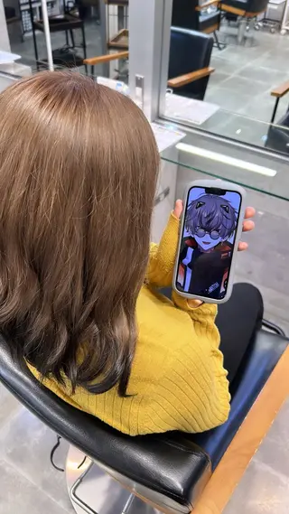 セミロング インナーカラー/池袋 /るかのヘアスタイル