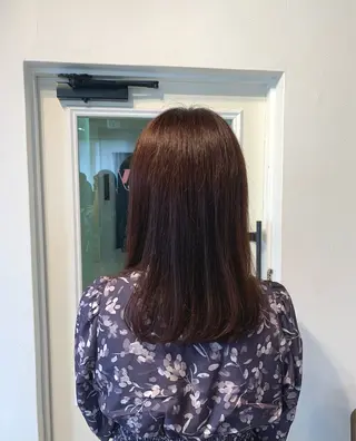 セミロング カラー annuy MIHANAのヘアスタイル