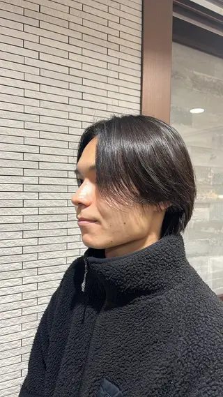 メンズ 暖色カラー/ メンズパーマつばきのヘアスタイル