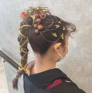 ロング ヘアアレンジ 艶髪/縮毛矯正美容師 🧸YUZU🤍のヘアスタイル