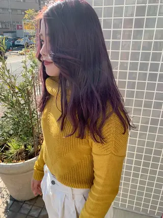 ロング カラー nishimura makotoのヘアスタイル