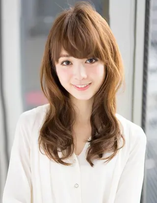 ロング カラー パーマ 横野 孝志のヘアスタイル