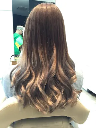 セミロング カラー Re:ta KANZOのヘアスタイル