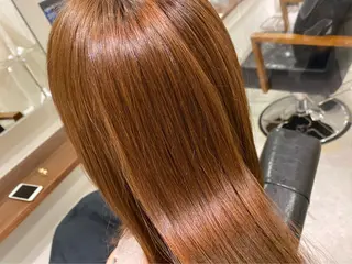 セミロング カラー 髪質改善✨️透明感カ ラー✧*。山下さいみのヘアスタイル