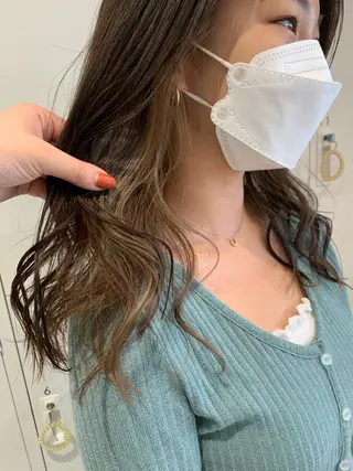 セミロング カラー 🌼sunc HINAMI🌼のヘアスタイル