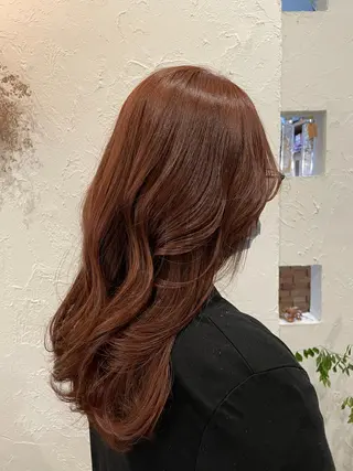 ロング カラー 🌸小掛🌸 豊橋外国人風カラーのヘアスタイル