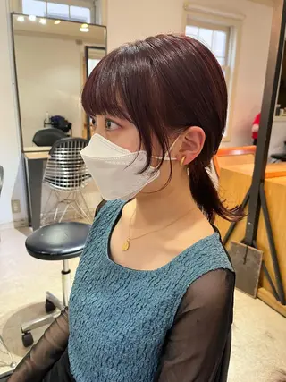 ミディアム カラー ヘアアレンジ NOUN所属・eri kinjoのヘアスタイル