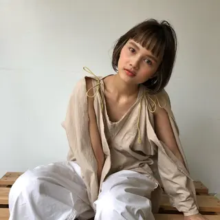 ショート happy  man 🌸血色カラー🌸のヘアスタイル