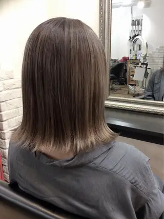 ミディアム カラー 加藤 直樹のヘアスタイル