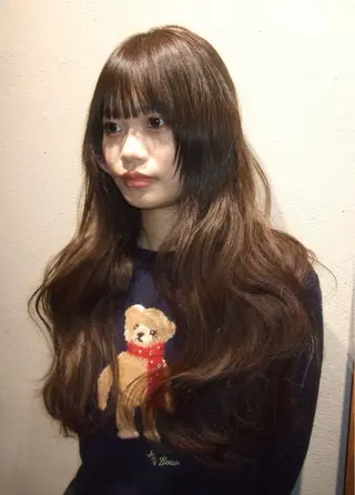 ロング カラー yll所属・似合わせ/ハイトーン /中目黒/さくらのヘアスタイル