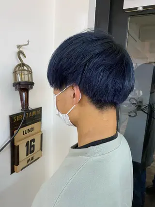 ショート カラー メンズ ハイトーンカラー ⭐️NAZUNAのヘアスタイル