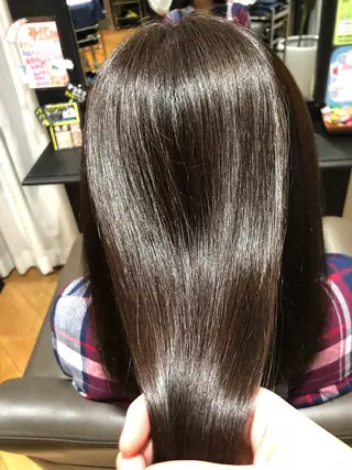 セミロング カラー 奥田 千尋のヘアスタイル