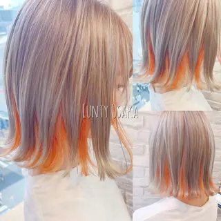 ショート カラー enn. bleach by t.a.g所属・枚方/樟葉駅 ３分 enn. AKIRAのヘアスタイル