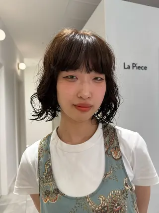ショート やはらりの/ 透明感カラー‎のヘアスタイル