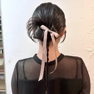 ロング ヘアアレンジ 髪質改善/縮毛矯正 /アレンジ🌙あまにのヘアスタイル