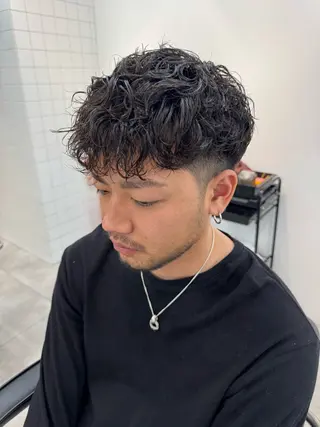 パーマ メンズ 大宮メンズ特化/パー マ職人/小川藍人のヘアスタイル