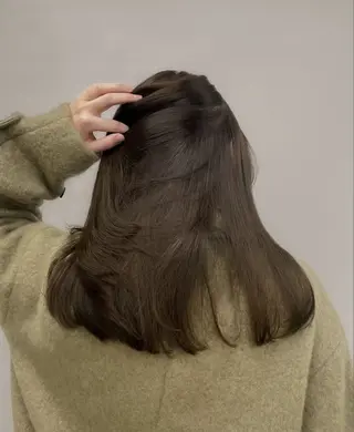 セミロング LORE🔷福岡天神 カット/カラー⭐️のヘアスタイル