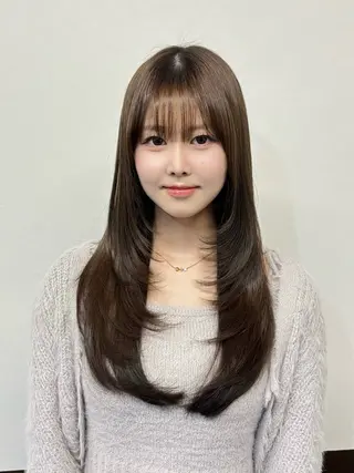 ロング 梅田/髪質改善× 艶カラー💎miyuのヘアスタイル