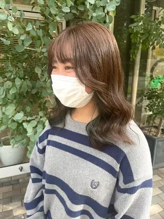 セミロング カラー charer eye salon所属・マブチ キサラのマツエク・マツパデザイン