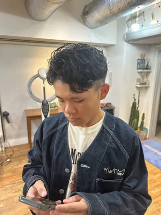 パーマ メンズ raguna所属・raguna🌿 足立雄穂のヘアスタイル