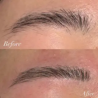 アイブロウ ななみ.⋆𝜗𝜚 暖色艶カラー/まつパのヘアスタイル