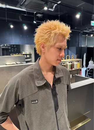 カラー ブリーチ/透明感 カラー🖤🪽みさきのヘアスタイル