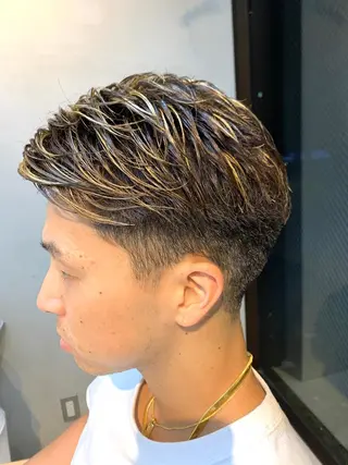 ショート カラー メンズ mee.urawa所属・似合わせショート×透 明感/やじまたかしのヘアスタイル